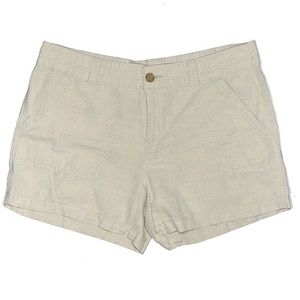 Banana Republic Size 12 Linen/Cotton Utility Shorts Neutral Tan Sand